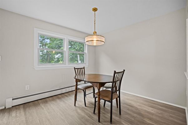 Dining room, Interior, Wood Texture Flooring