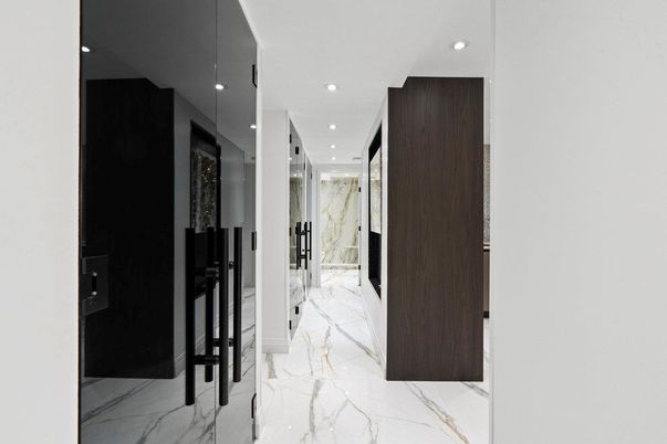 Interior, Marble, Recessed Lighting