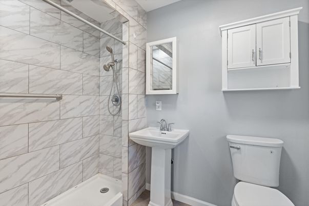 Bathroom, Interior, Marble Walls