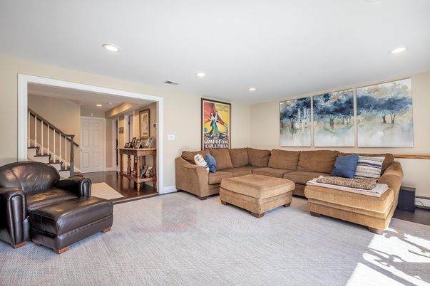 Interior, Living room, Recessed Lighting