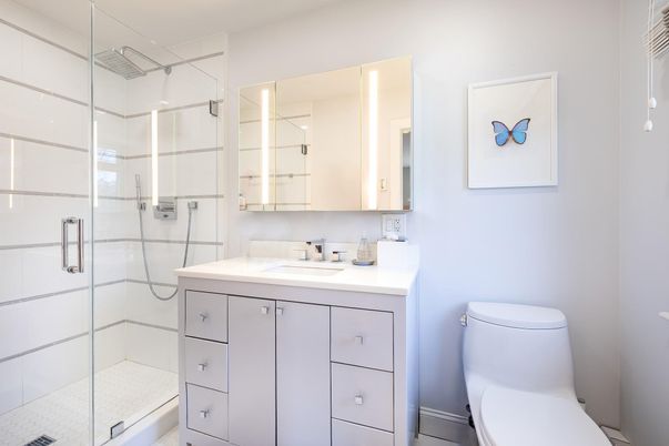 Bathroom, Glass Shower, Interior