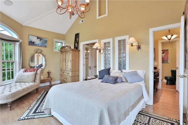 Bathroom, Bedroom, Chandelier, Interior, Wood Texture Flooring