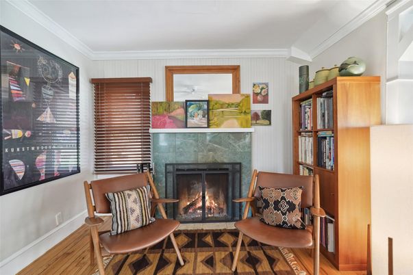 Fireplace, Interior, Wood Texture Flooring