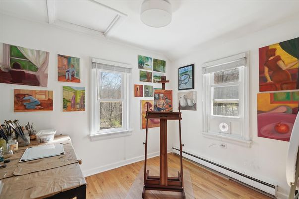 Home Office, Interior, Wood Texture Flooring