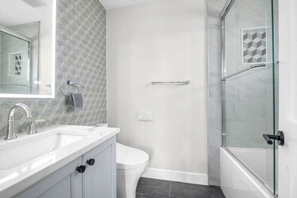Bathroom, Glass Shower, Interior