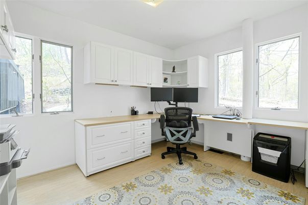 Home Office, Interior, Wood Texture Flooring