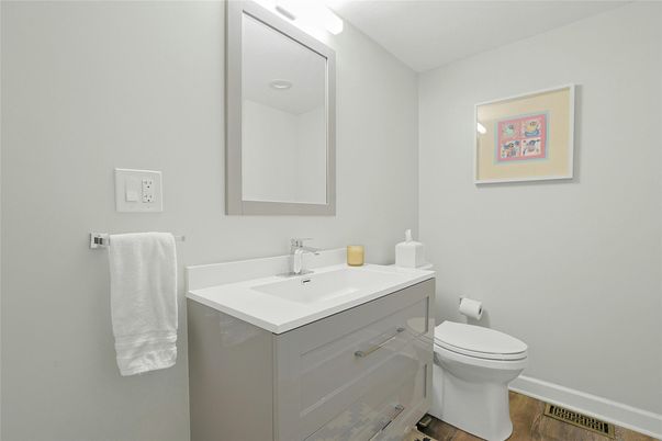Bathroom, Interior, Wood Texture Flooring