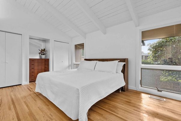 Bedroom, Interior, Wood Texture Flooring