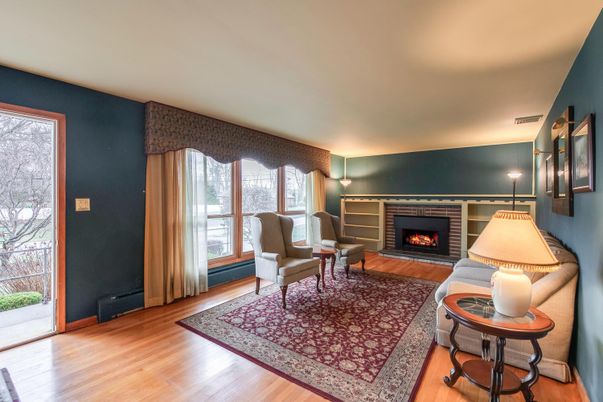 Fireplace, Interior, Living room, Wood Texture Flooring