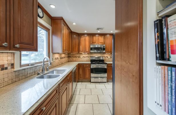 Interior, Kitchen, Recessed Lighting, Stainless Steel Appliances