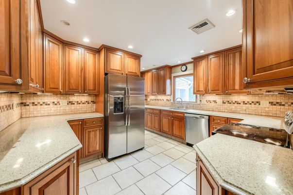 Interior, Kitchen, Recessed Lighting, Stainless Steel Appliances