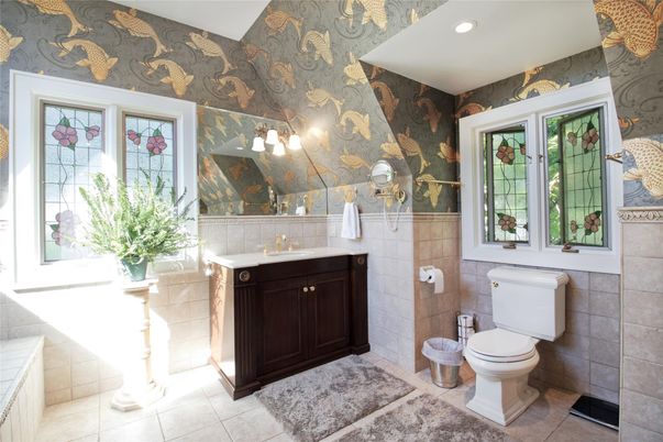 Bathroom, Interior, Recessed Lighting