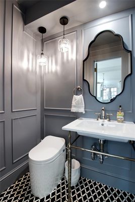 Bathroom, Interior, Pendant Lights, Recessed Lighting