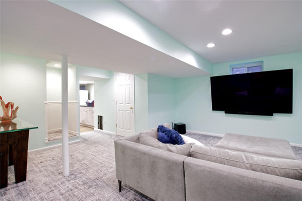 Interior, Living room, Recessed Lighting