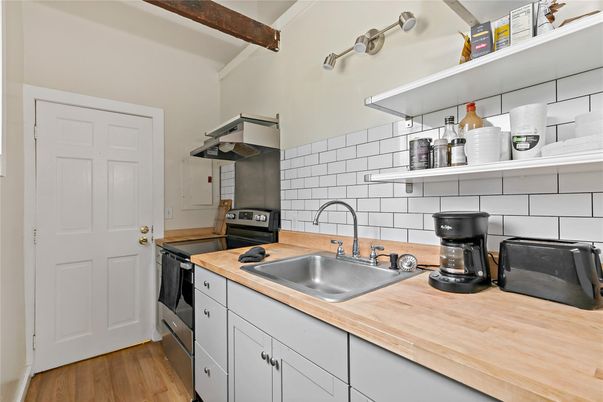Interior, Kitchen, Wooden Beams, Wood Texture Flooring