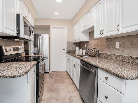 Interior, Kitchen, Recessed Lighting, Stainless Steel Appliances