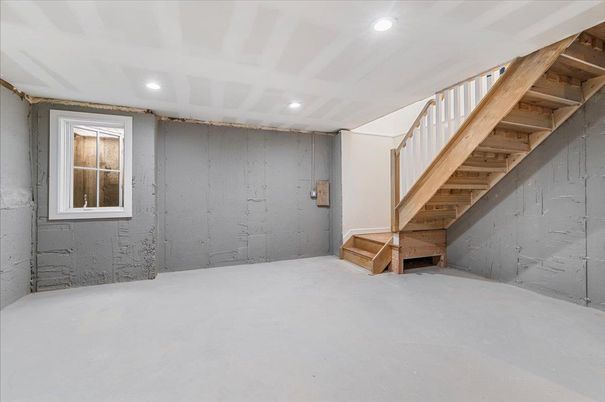 Empty room, Interior, Recessed Lighting