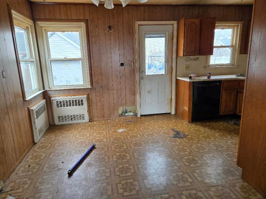Interior, Kitchen, Wooden Walls