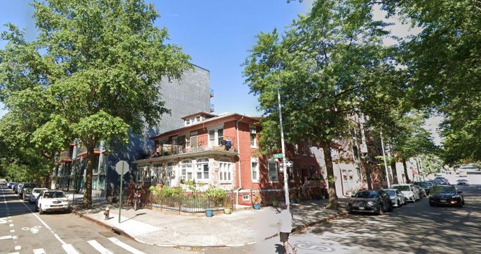 Exterior, Facade, Brick Facade, Condo Building