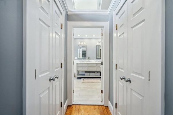 Bathroom, Bedroom, Interior, Recessed Lighting, Wood Texture Flooring