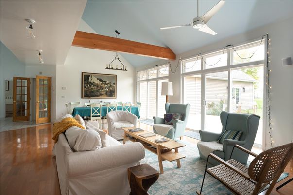 Interior, Living room, Wooden Beams, Wood Texture Flooring