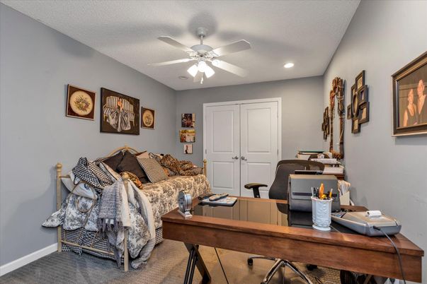 Home Office, Interior, Recessed Lighting