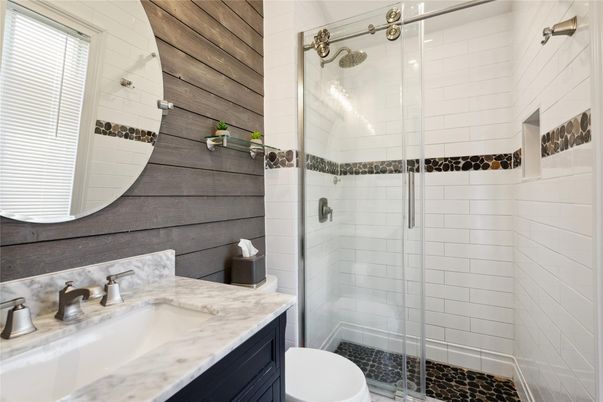 Bathroom, Glass Shower, Interior