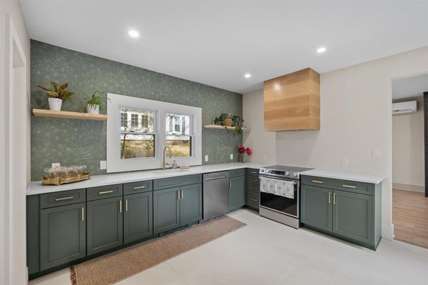 Interior, Kitchen, Recessed Lighting, Stainless Steel Appliances