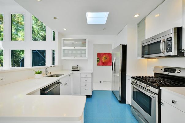 Interior, Kitchen, Recessed Lighting, Stainless Steel Appliances