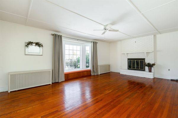 Empty room, Fireplace, Interior, Wood Texture Flooring