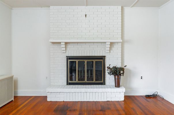 Fireplace, Interior, Wood Texture Flooring