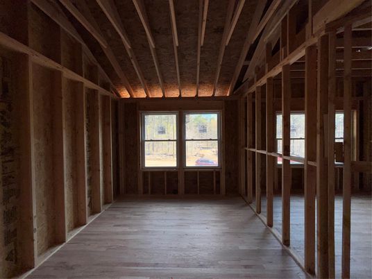 Empty room, Interior, Wooden Beams, Wooden Ceilings, Wood Texture Flooring, Wooden Walls