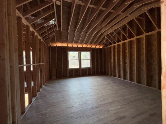 Empty room, Interior, Wooden Beams, Wooden Ceilings, Wood Texture Flooring, Wooden Walls