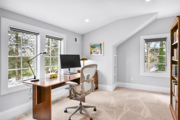 Home Office, Interior, Recessed Lighting