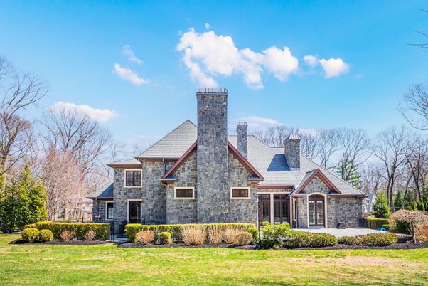 Backyard, Exterior, Facade, Tudor Revival