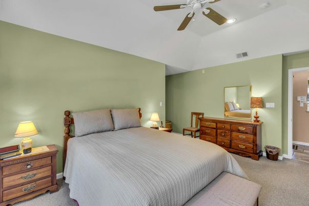 Bedroom, Interior, Recessed Lighting