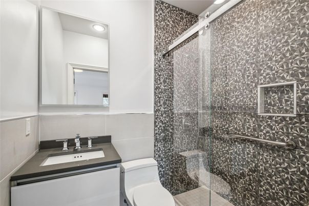 Bathroom, Glass Shower, Interior