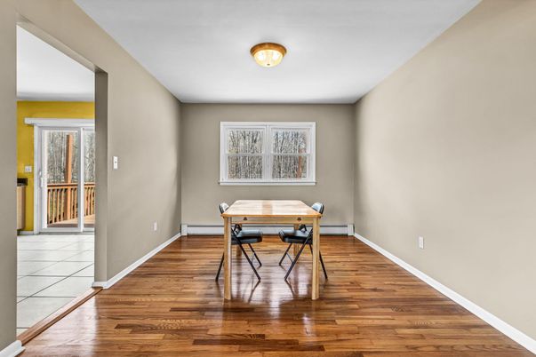Dining room, Interior, Wood Texture Flooring