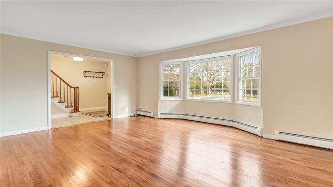 Empty room, Interior, Wood Texture Flooring