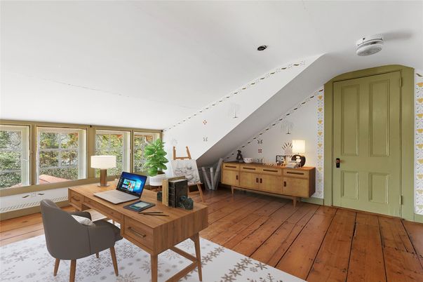 Home Office, Interior, Wood Texture Flooring