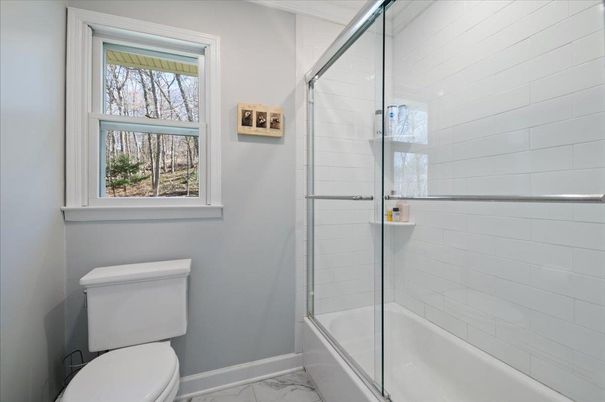 Bathroom, Glass Shower, Interior, Marble