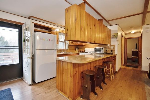 Interior, Kitchen, Wood Texture Flooring