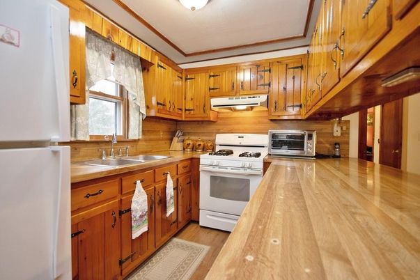 Interior, Kitchen, Wood Texture Flooring
