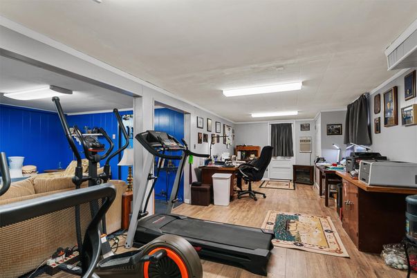 Fitness Equipment, Interior, Wood Texture Flooring