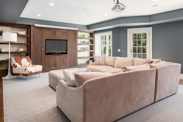 Interior, Living room, Recessed Lighting