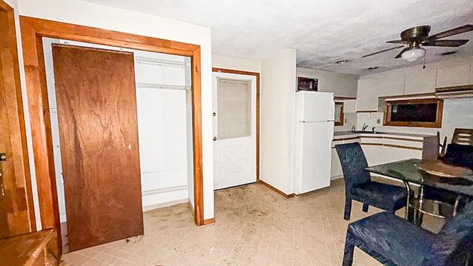 Dining room, Interior, Kitchen