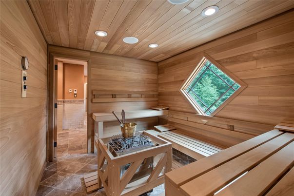 Interior, Recessed Lighting, Sauna Room