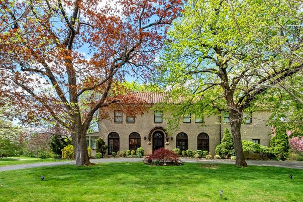 Backyard, Exterior, Facade, Brick Facade, Mediterranean