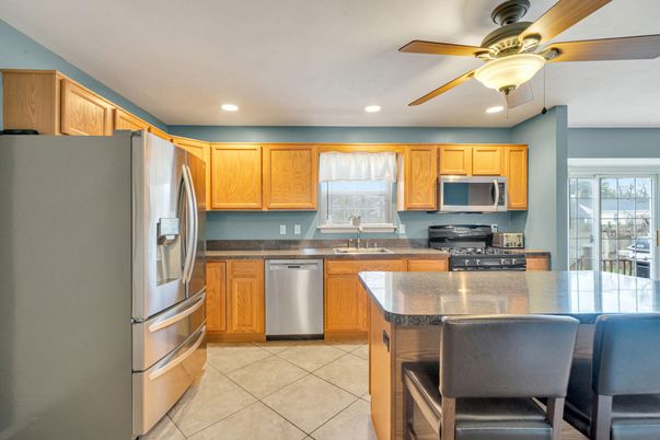 Interior, Kitchen, Recessed Lighting, Stainless Steel Appliances