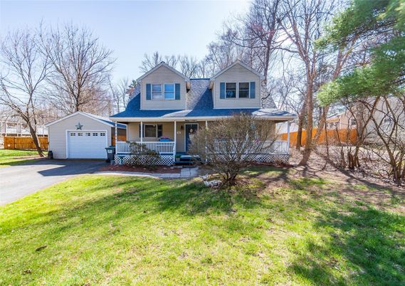 Attached, Backyard, Detached Garage, Exterior, Facade, Queen Anne Victorian